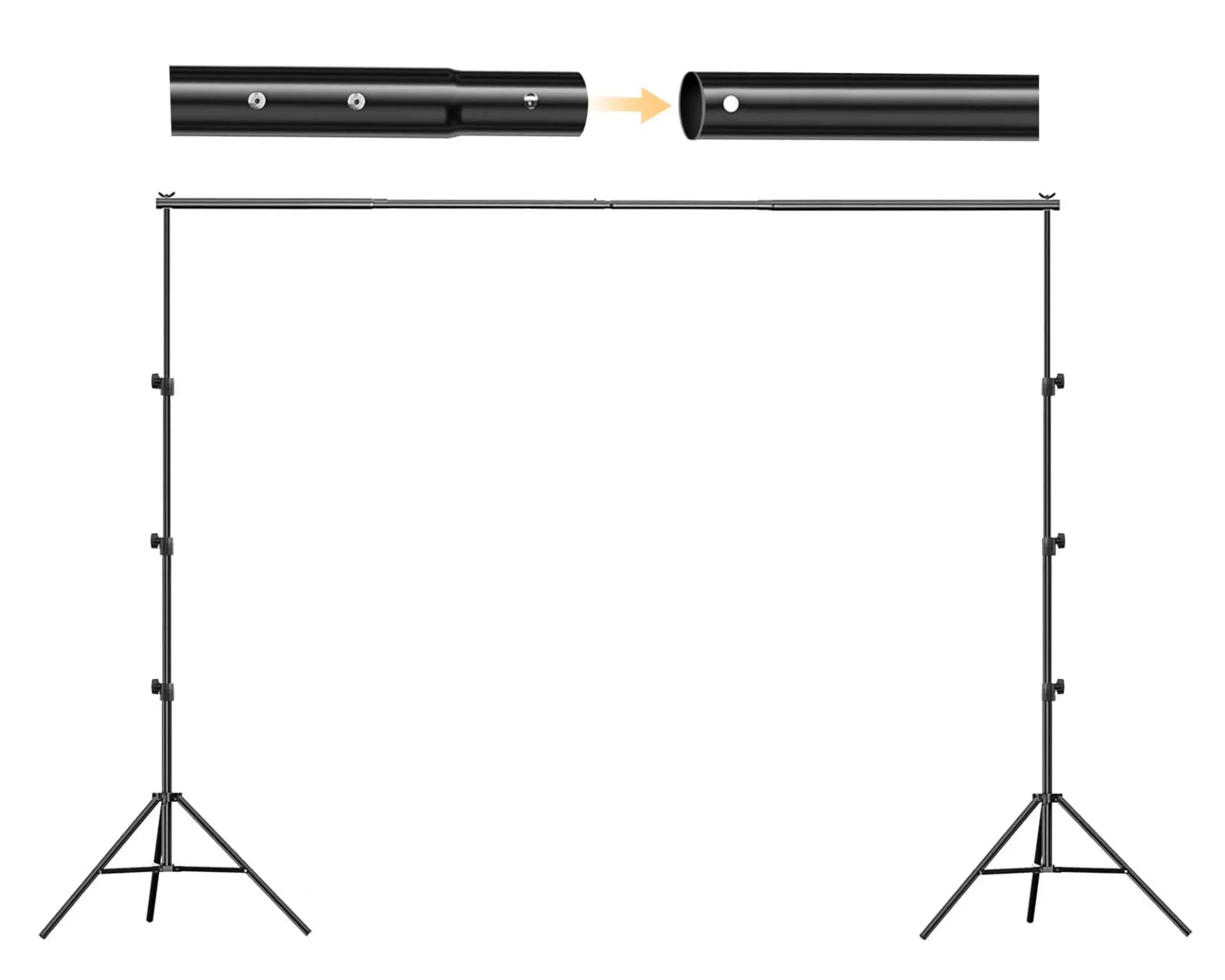 Fabric or paper backdrop stand