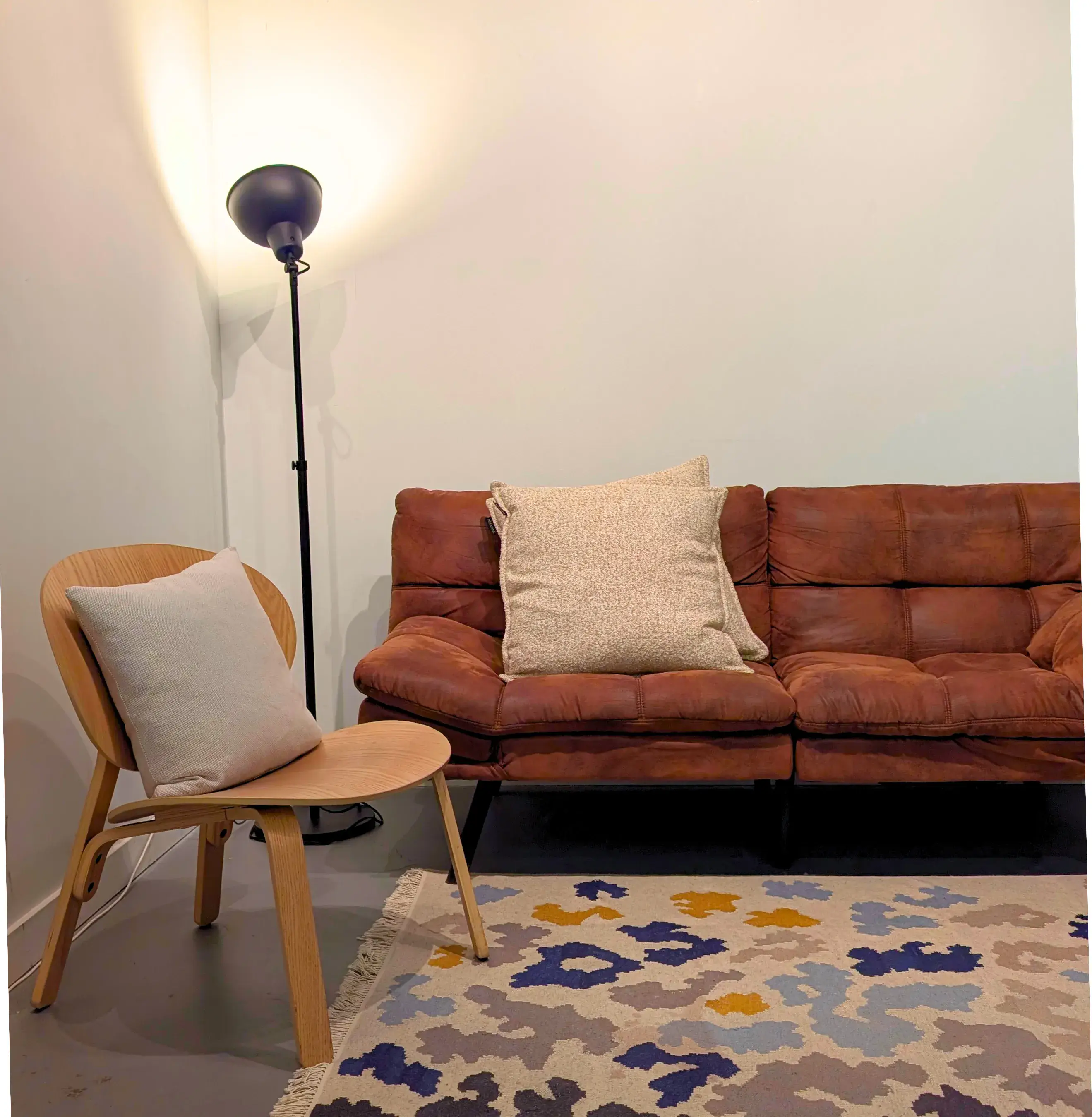 Studio lounge from the front seating area